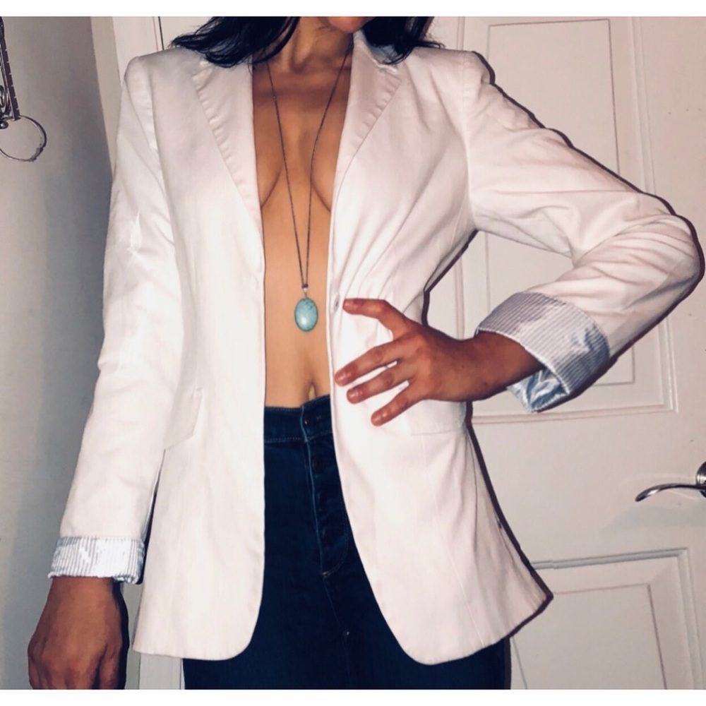 White Blazer